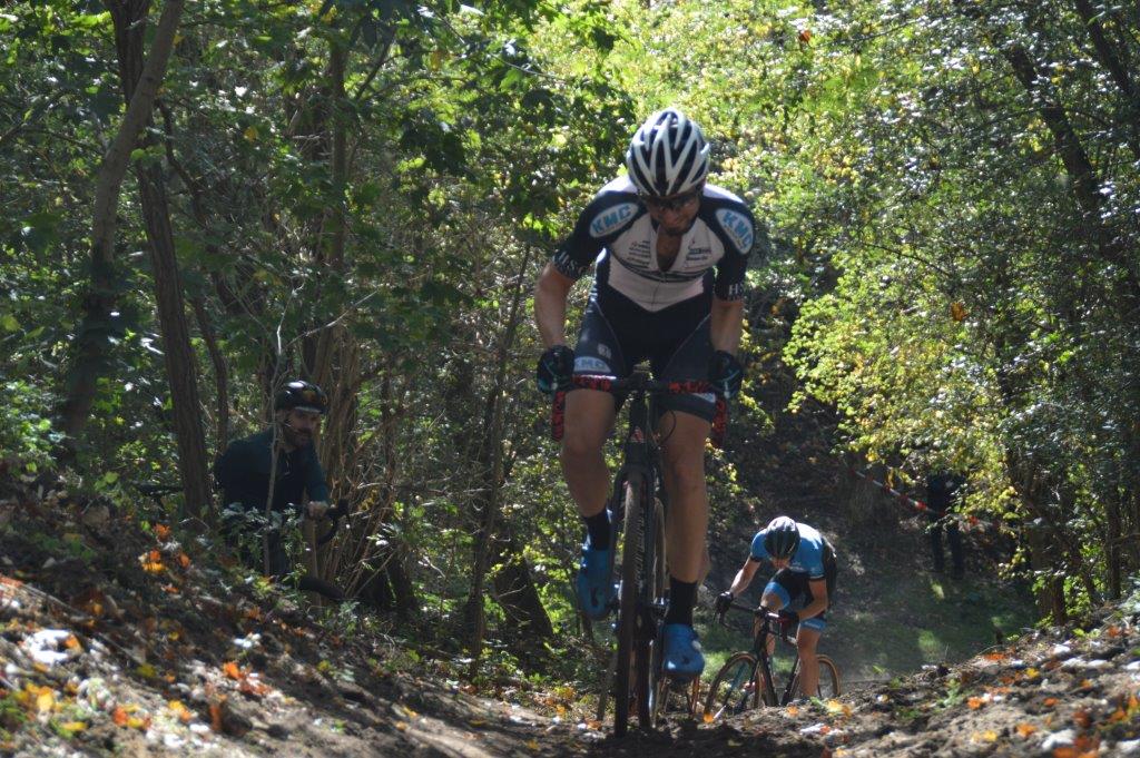 Michael Walter beim Anstieg, Zweikampf mit Sven Baumann.